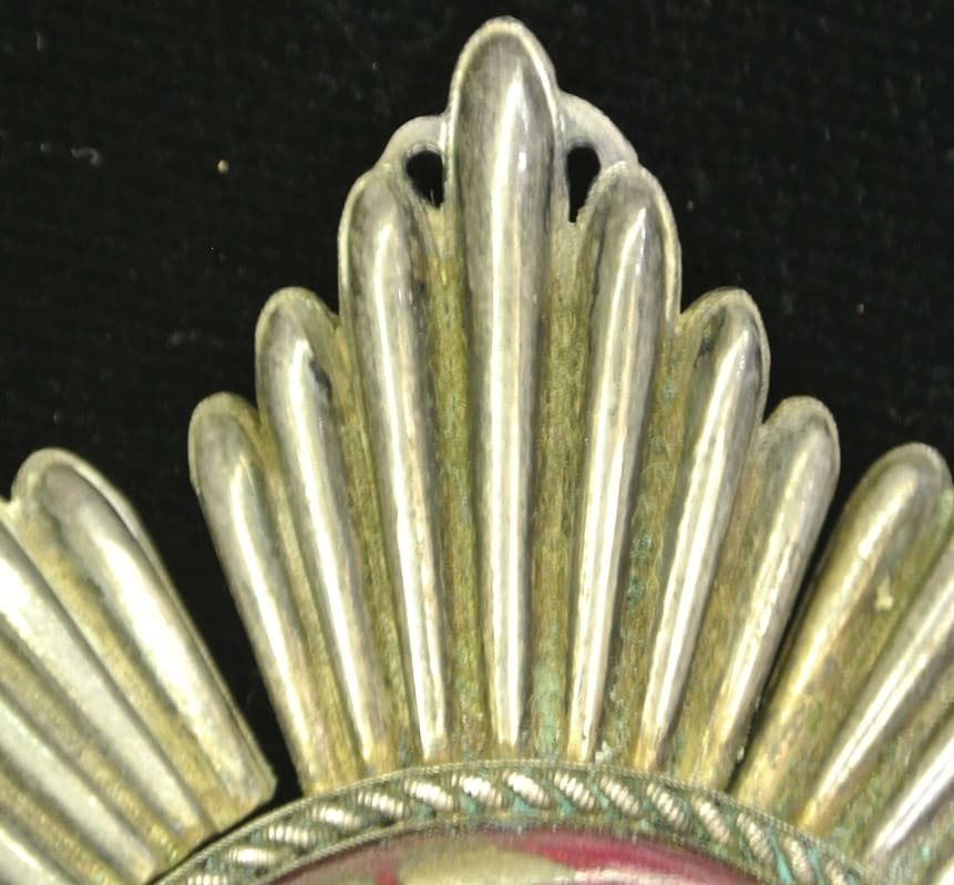 Order  of Saint  Anne breast star  from the epoch of Napoleonic Wars.jpg