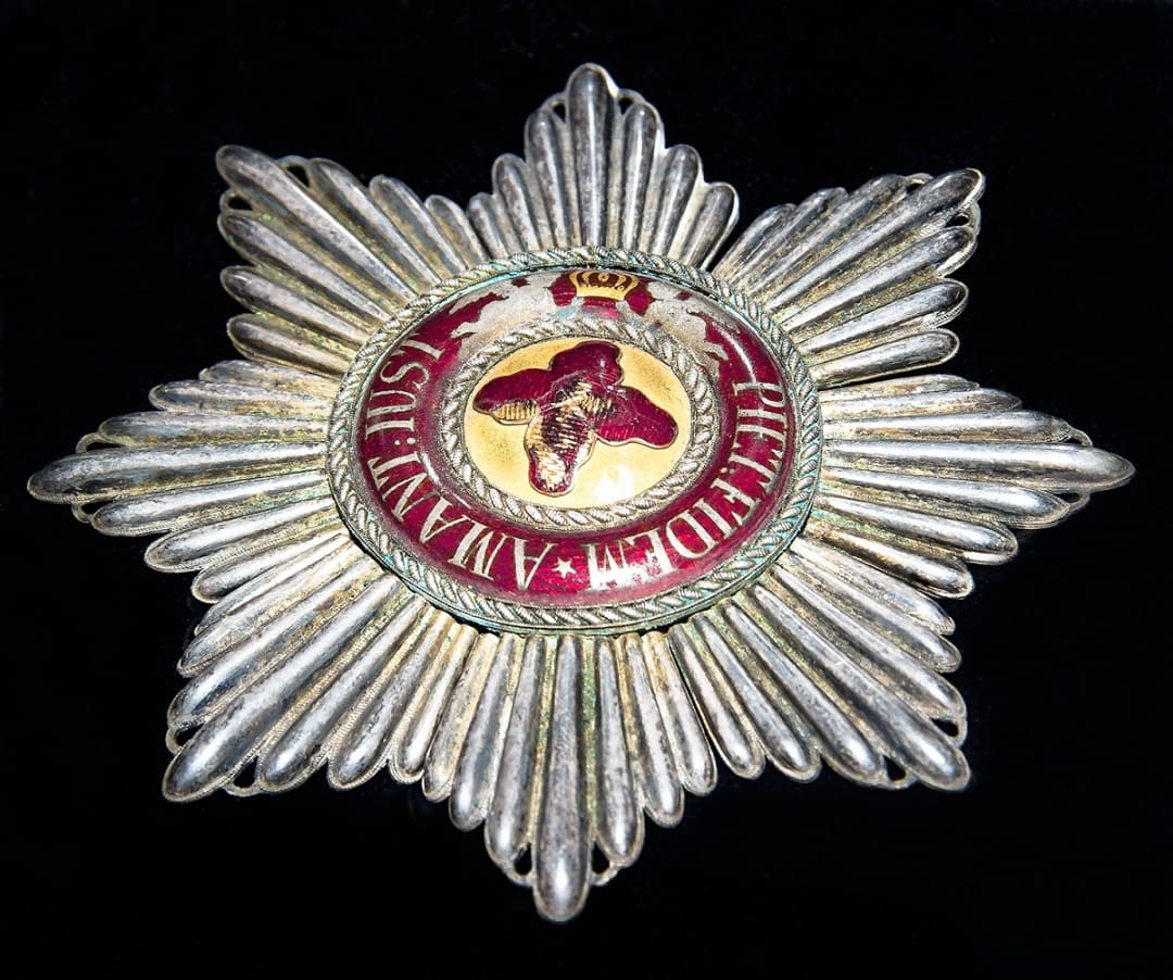 Order of Saint Anne breast star  from the epoch of Napoleonic  Wars.jpg
