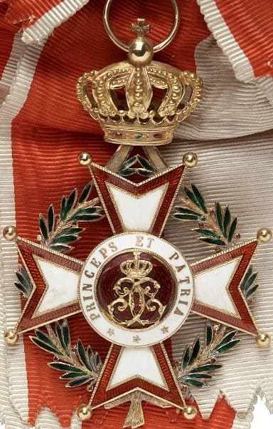 Order of Saint Charles made by Halley Octave Lasne, Paris.jpg