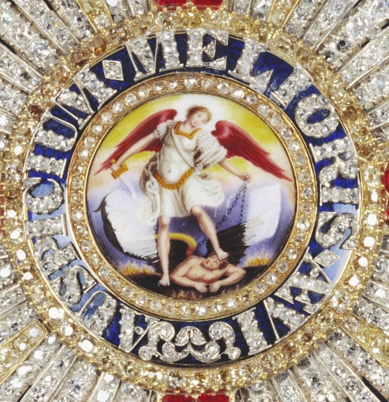 Order of Saint Michael  and  Saint George breast star with Diamonds.jpg