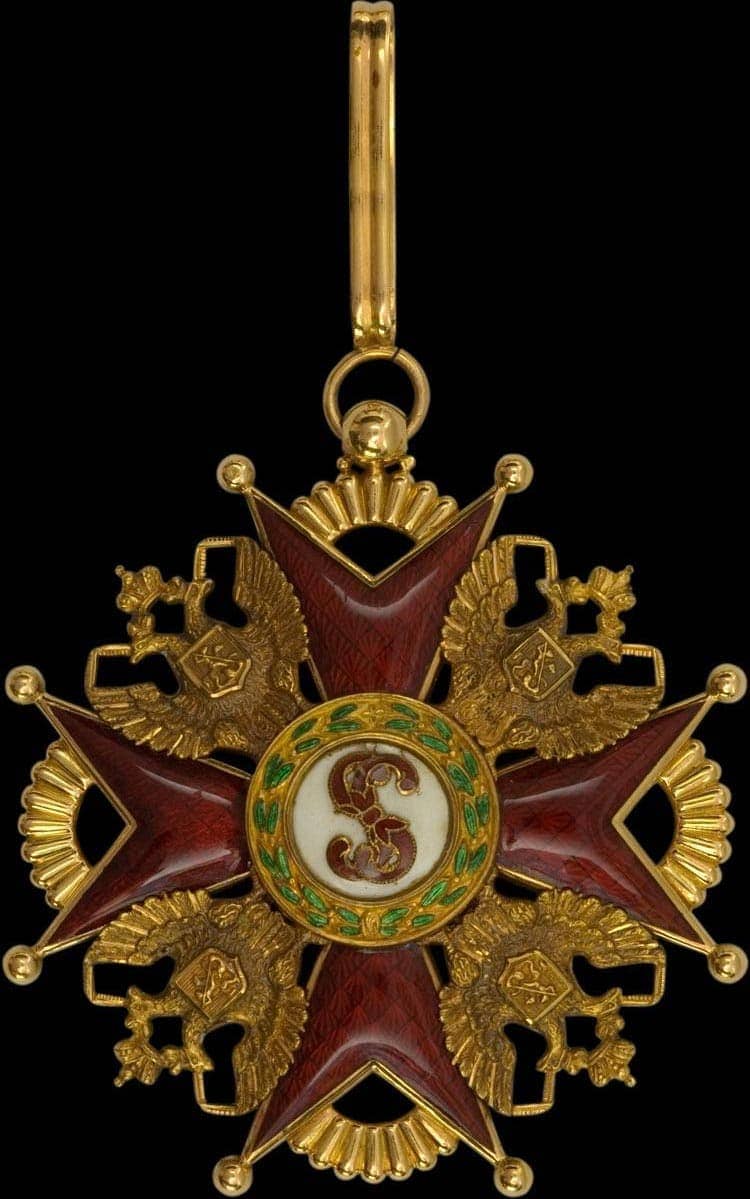 Order of  Saint Stanislaus made by Chobillion, Paris.jpg