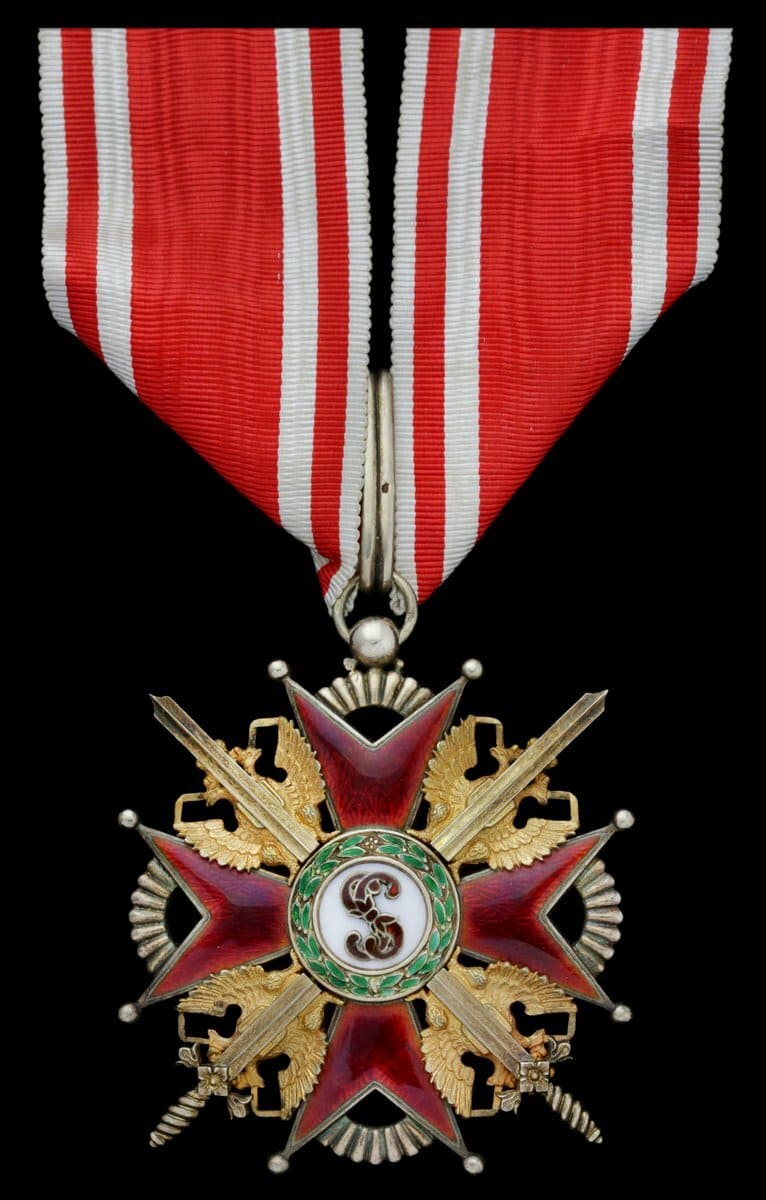 Order of  Saint Stanislaus made by Chobillion, Paris.jpg