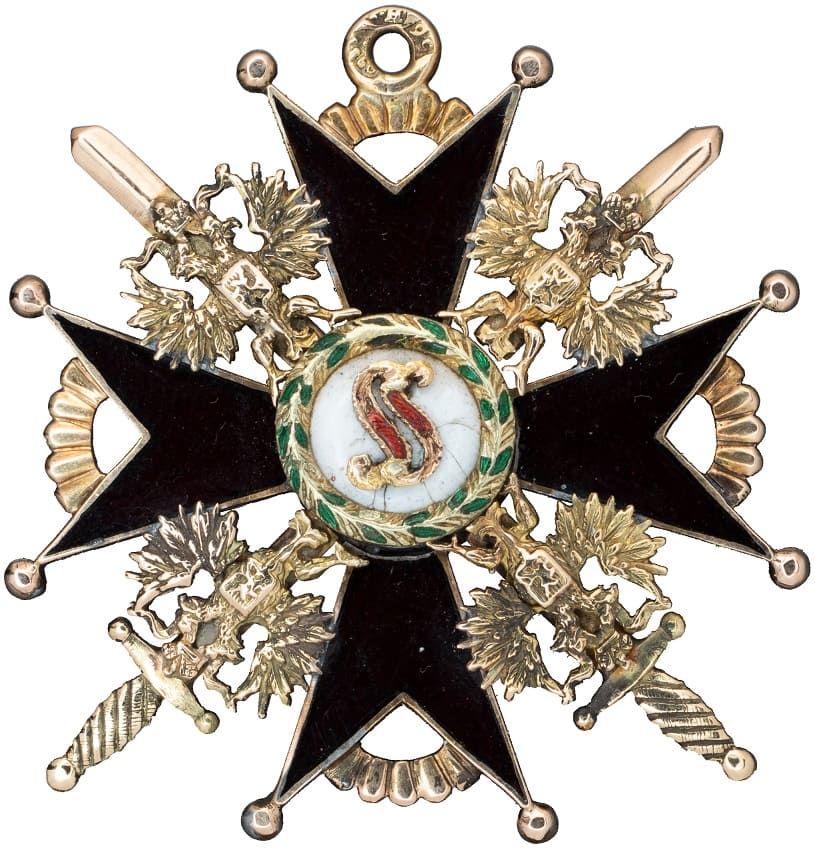 Order of Saint Stanislaus made by Frederick Adolf Golshtenius workshop.jpg