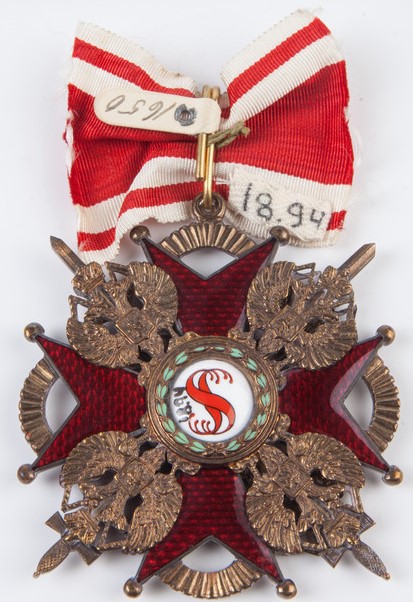 Order of Saint Stanislaus made by Paul Meybauer, Berlin.jpg