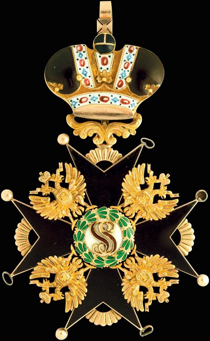 Order of Saint Stanislaus with Imperial Crown made by Ivan  Osipov И.О.jpg