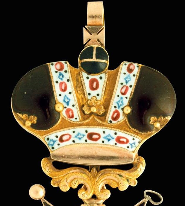 Order of Saint   Stanislaus with Imperial Crown made by Ivan  Osipov И.О.jpg