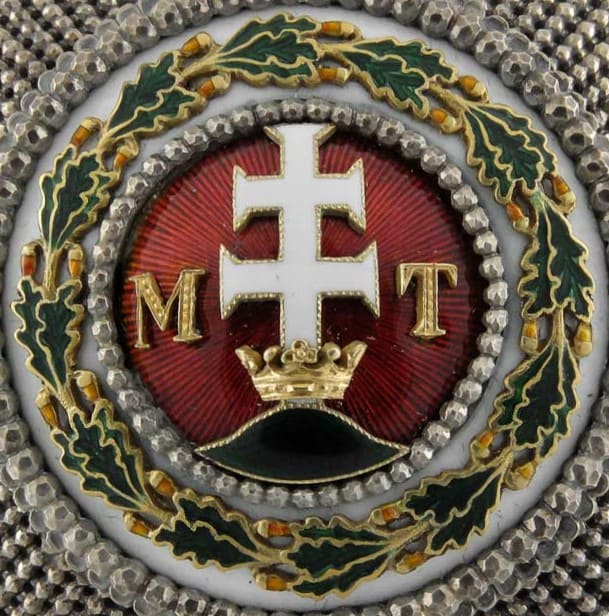 Order of Saint  Stephen breast star of Hungary made by Rothe.jpg