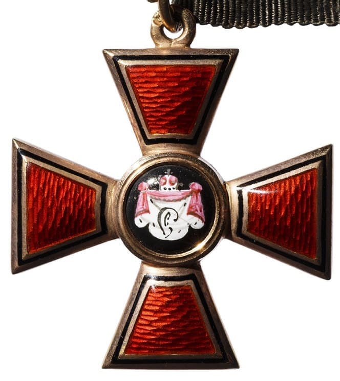 Order of Saint Vladimir made by Immanuel Pannasch awarded to Bertel Thorvaldsen.jpg
