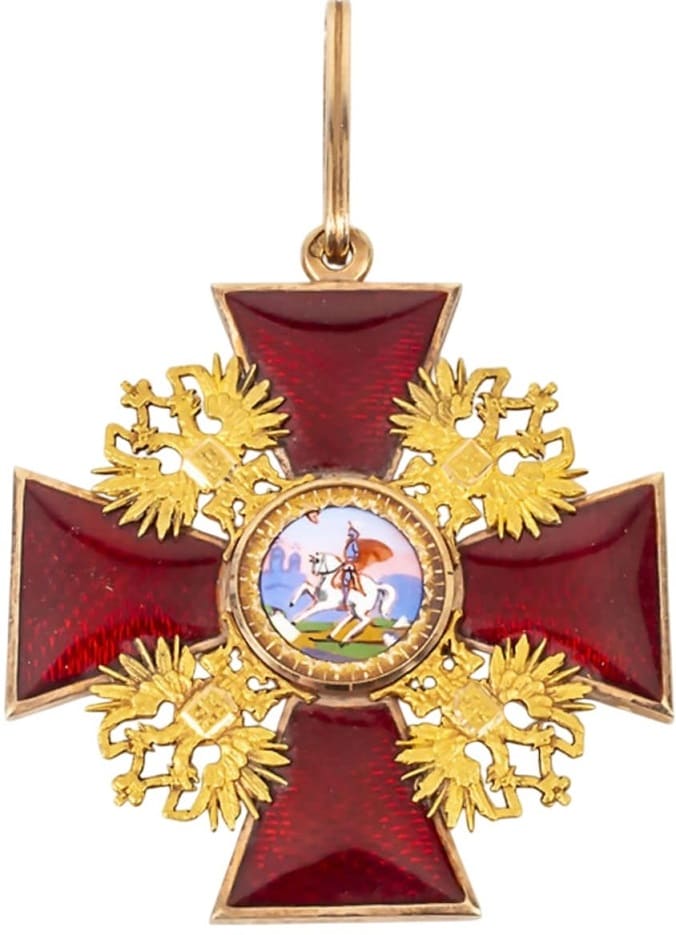 Order of St.  Alexander Nevsky awarded in 1894 to Hessian Minister of State Jakob Finger.jpg
