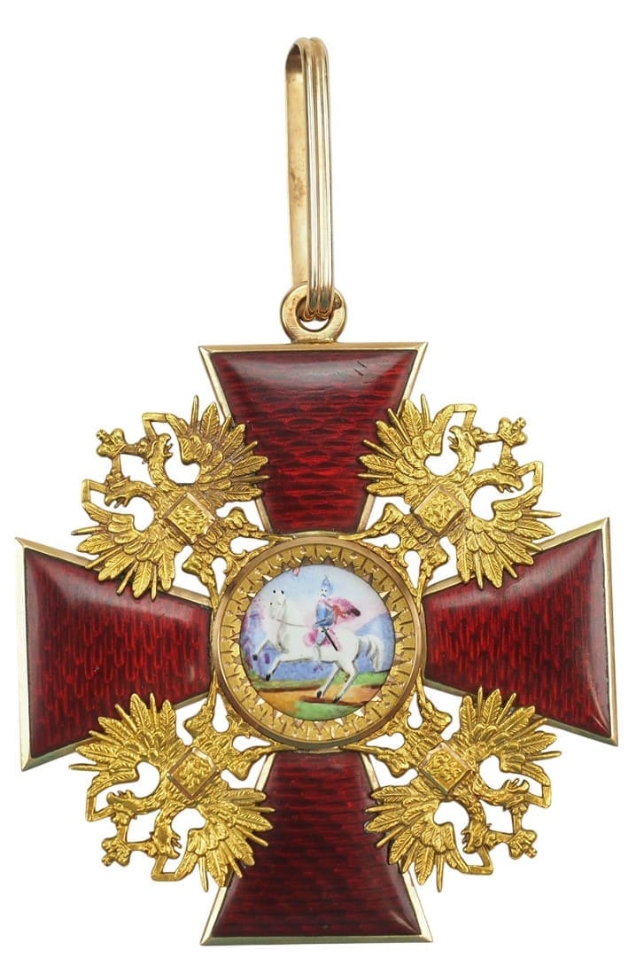 Order of St. Alexander Nevsky made by Albert Keibel workshop.jpg