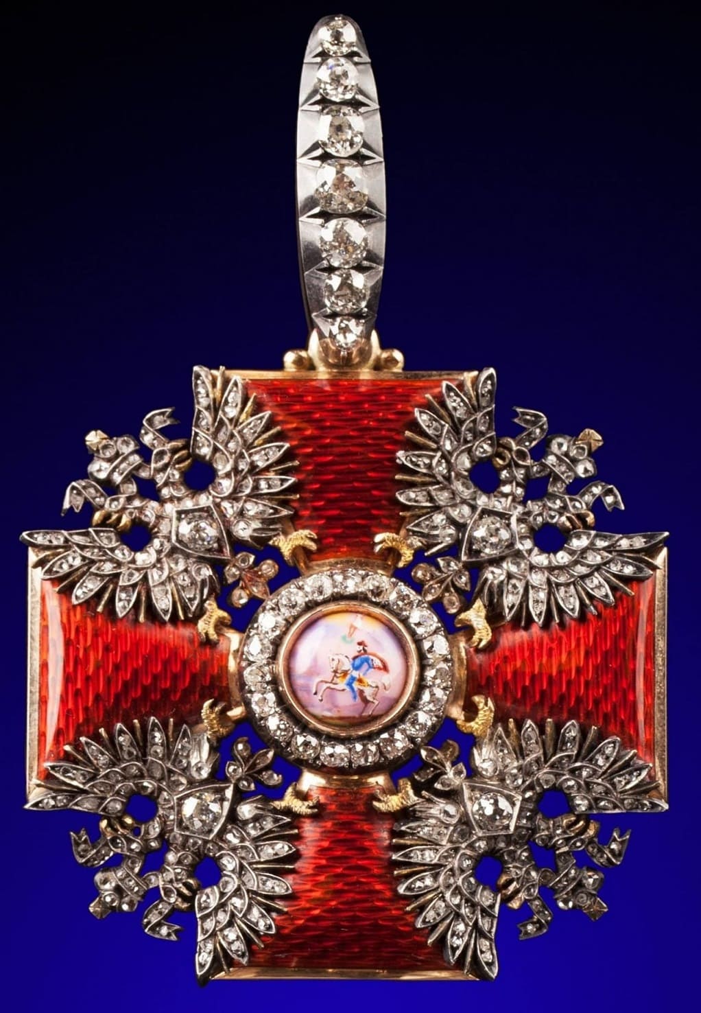 Order of  St. Alexander Nevsky with diamonds made awarded to Paul Deschanel in 1901.jpg