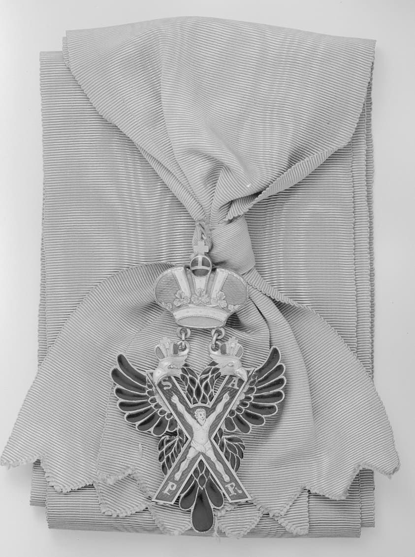 Order of St. Andrew from  first quarter of XIX Century from the Collection of Royal Armoury Livrustkammaren.jpg