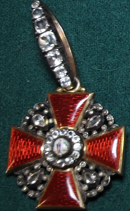 Order of St. Anna with Diamonds  made by    Immanuel Pannasch.jpg