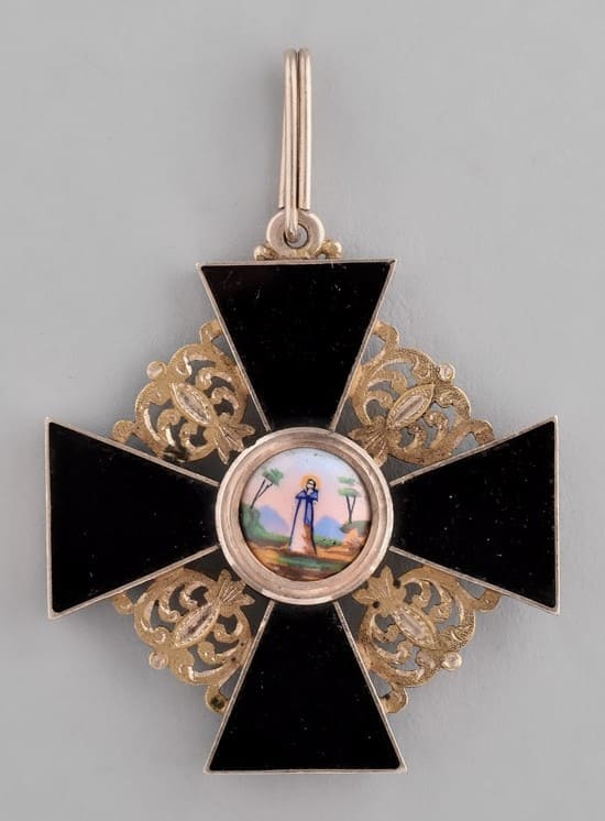 Order of St. Anna with flat black dark cherry enamel.jpg