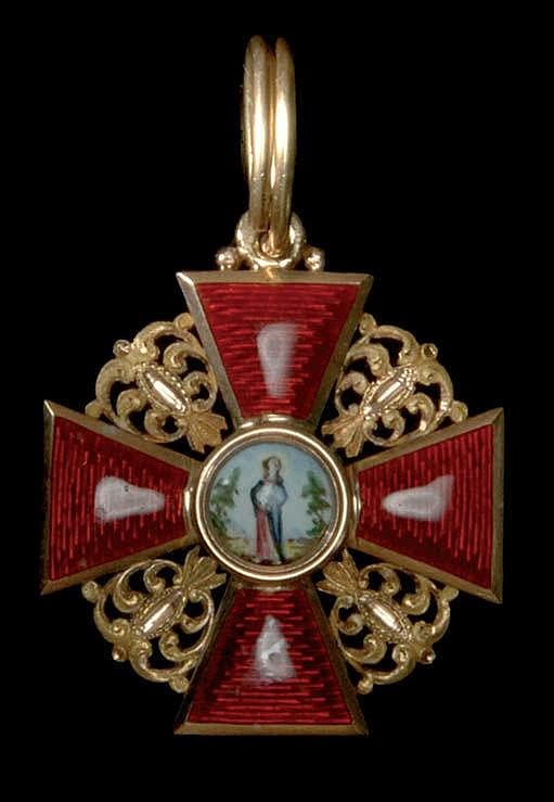 Order of St Anne 2nd class cross by Emanuel Pannasch.jpg