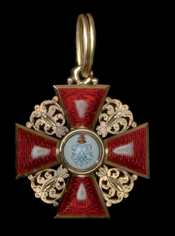 Order of St Anne  2nd class cross by Emanuel Pannasch.jpg