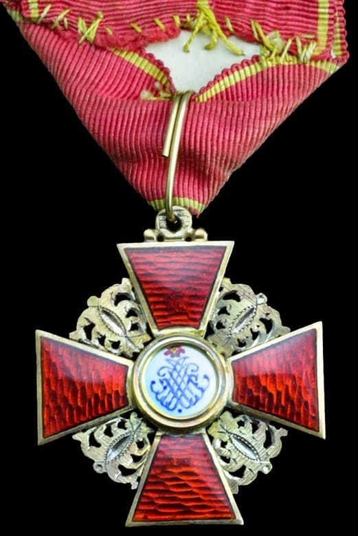Order of St.Anne 3 Class Wilhelm Kiebel.jpg