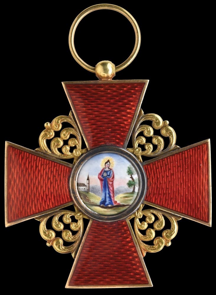 Order of St.Anne First Class of  Major-General Sir Frederick Adam.jpg