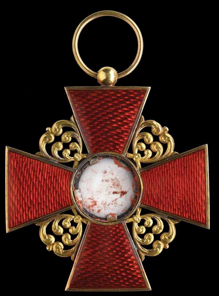 Order of St. Anne First Class of  Major-General Sir Frederick Adam.jpg