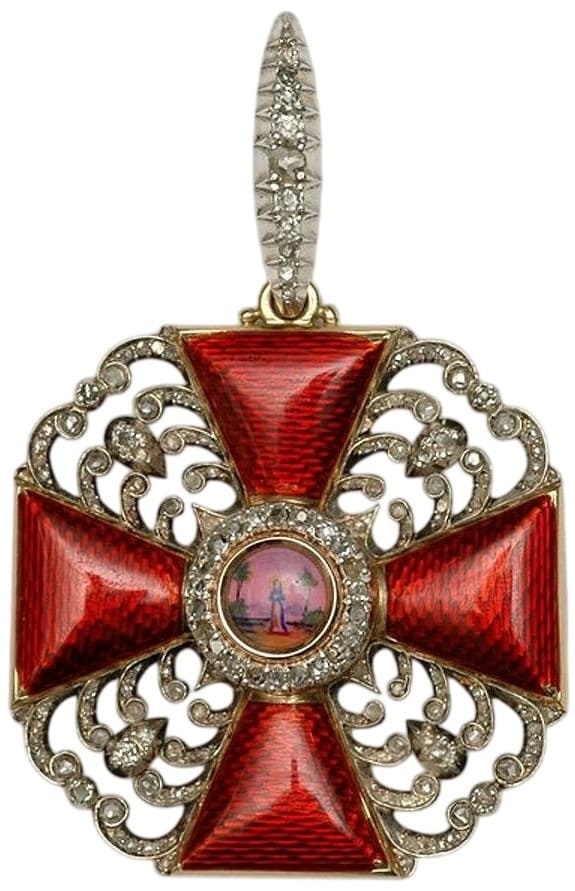 Order of St. Anne with Diamonds made by Dmitri Osipov workshop.jpg