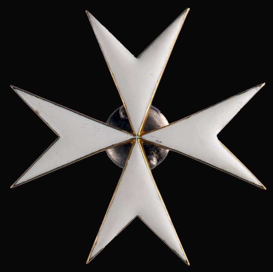 Order of St. John breast star made by Karl Shubert KS workshop.jpg