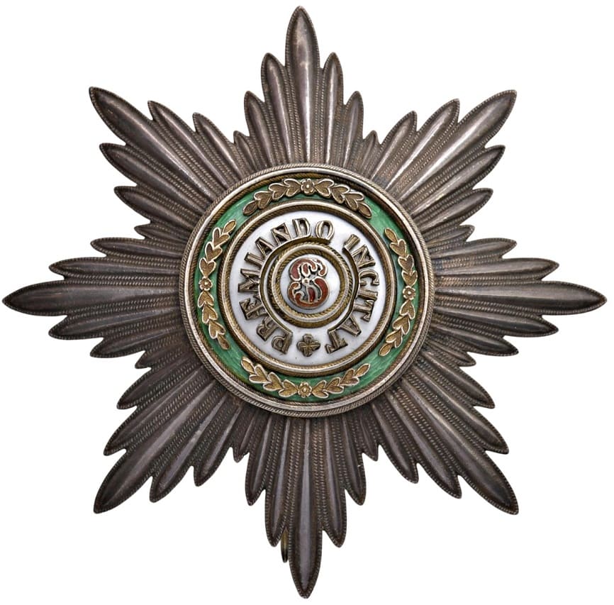 Order of St.Stanislaus breast star made by Albert Keibel.jpg
