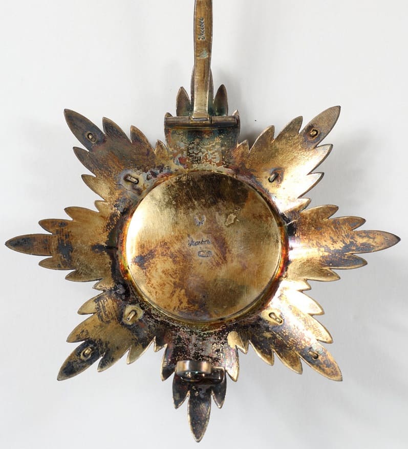 Order of St. Vladimir Breast Star made by Albert Keibel  workshop with  added French-made Swords.jpg