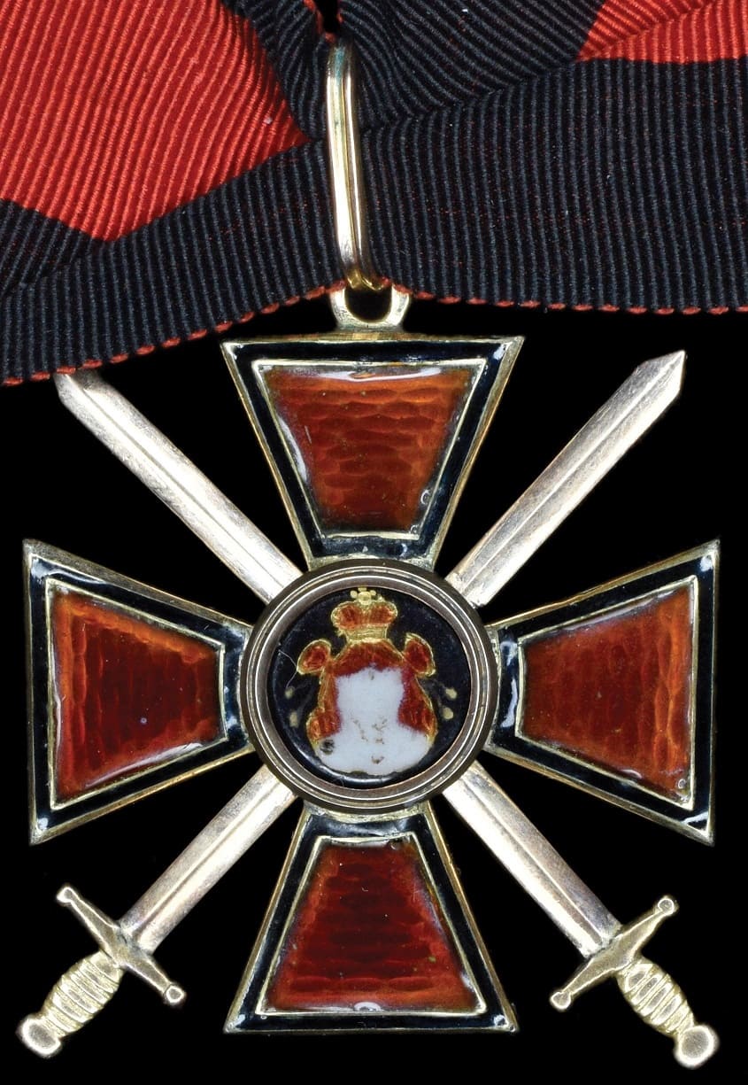 Order of St Vladimir Fourth Class with Swords mark ИФ.jpg
