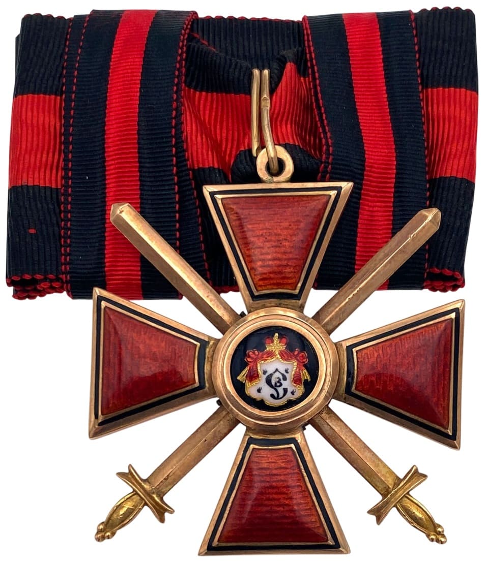Order of St. Vladimir with swords 3rd class ВД.jpg