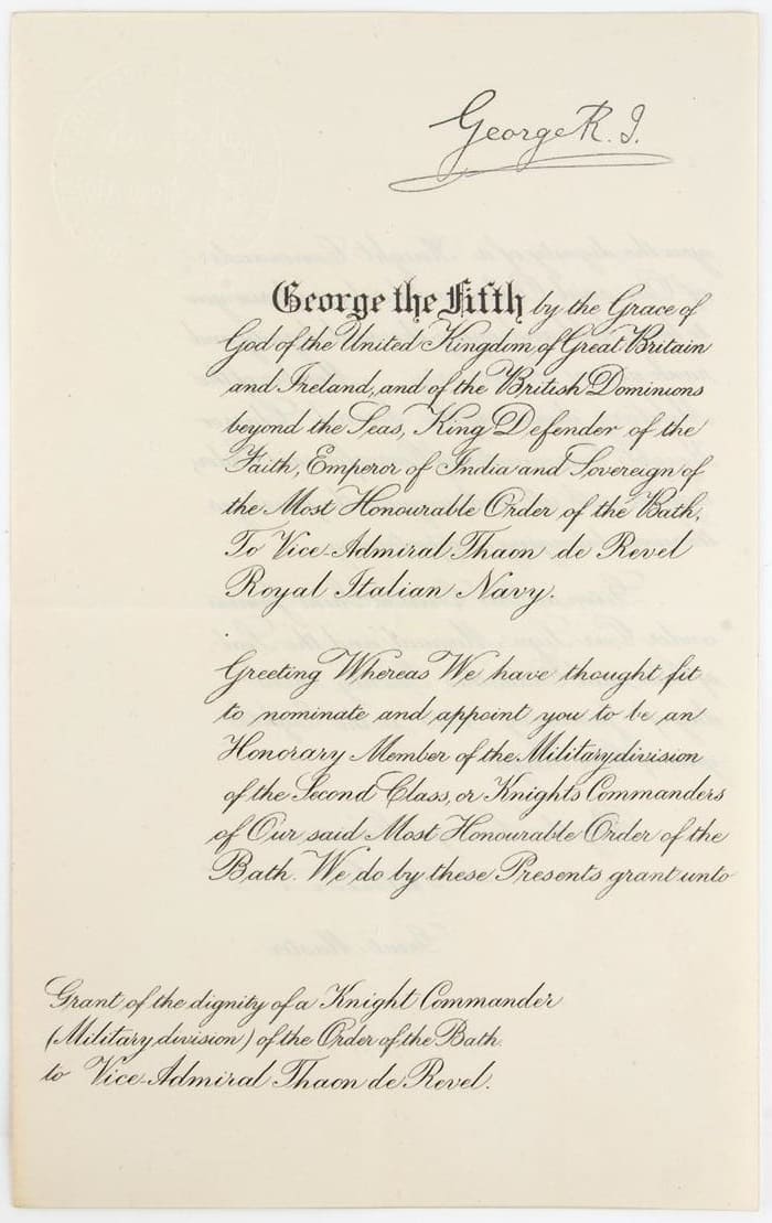 Order of the Bath Knight Commander  awarded in 1918.jpg