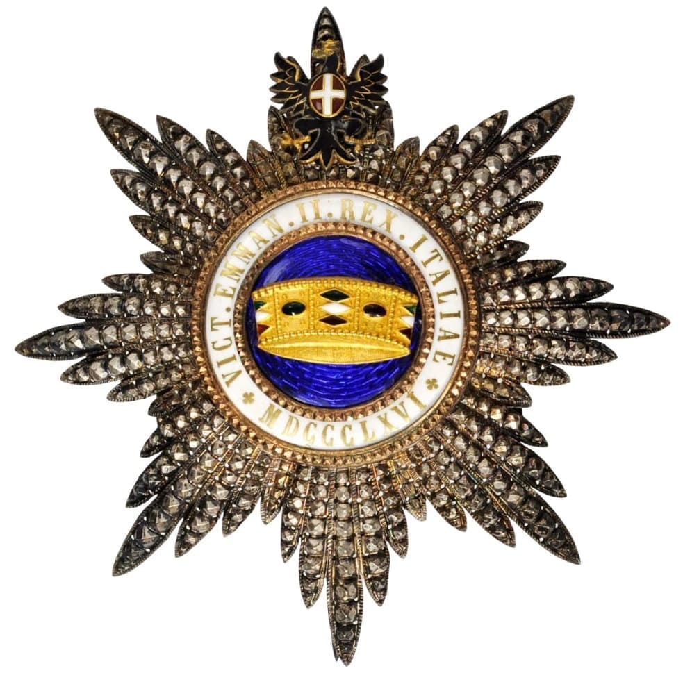 Order of the Crown of Italy made by Boullanger,  Paris.jpg