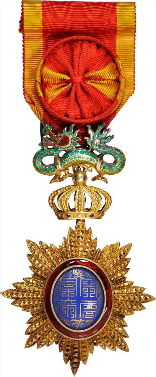 Order of the Dragon  of Annam Knight's Badge,.jpg