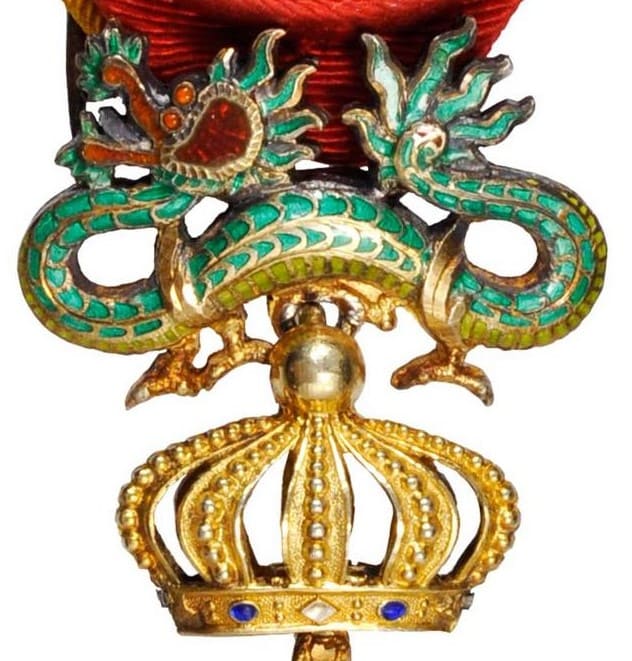 Order of the Dragon of  Annam Knight's Badge,.jpg