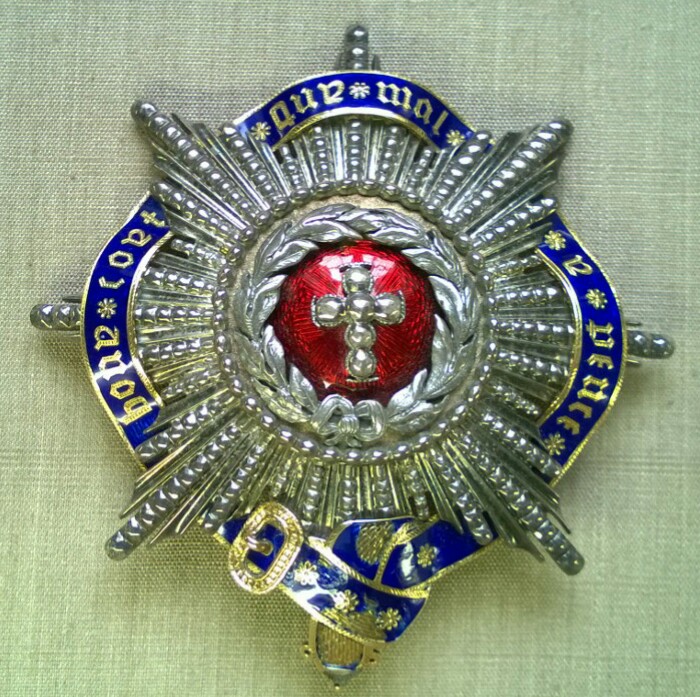 Order of the Elephant Combined with the Order of Garter Breast Star.jpg