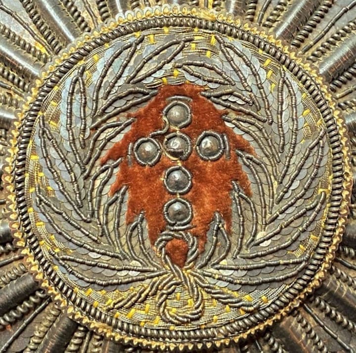 Order of  the Elephant Embroidered Breast Star made by Christiane Hummel.jpg