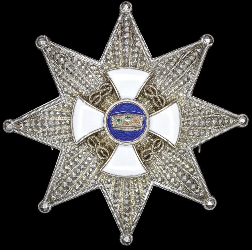 Order of the  Italian Crown, Grand Officer’s breast star by Wolfers, Brussels.jpg