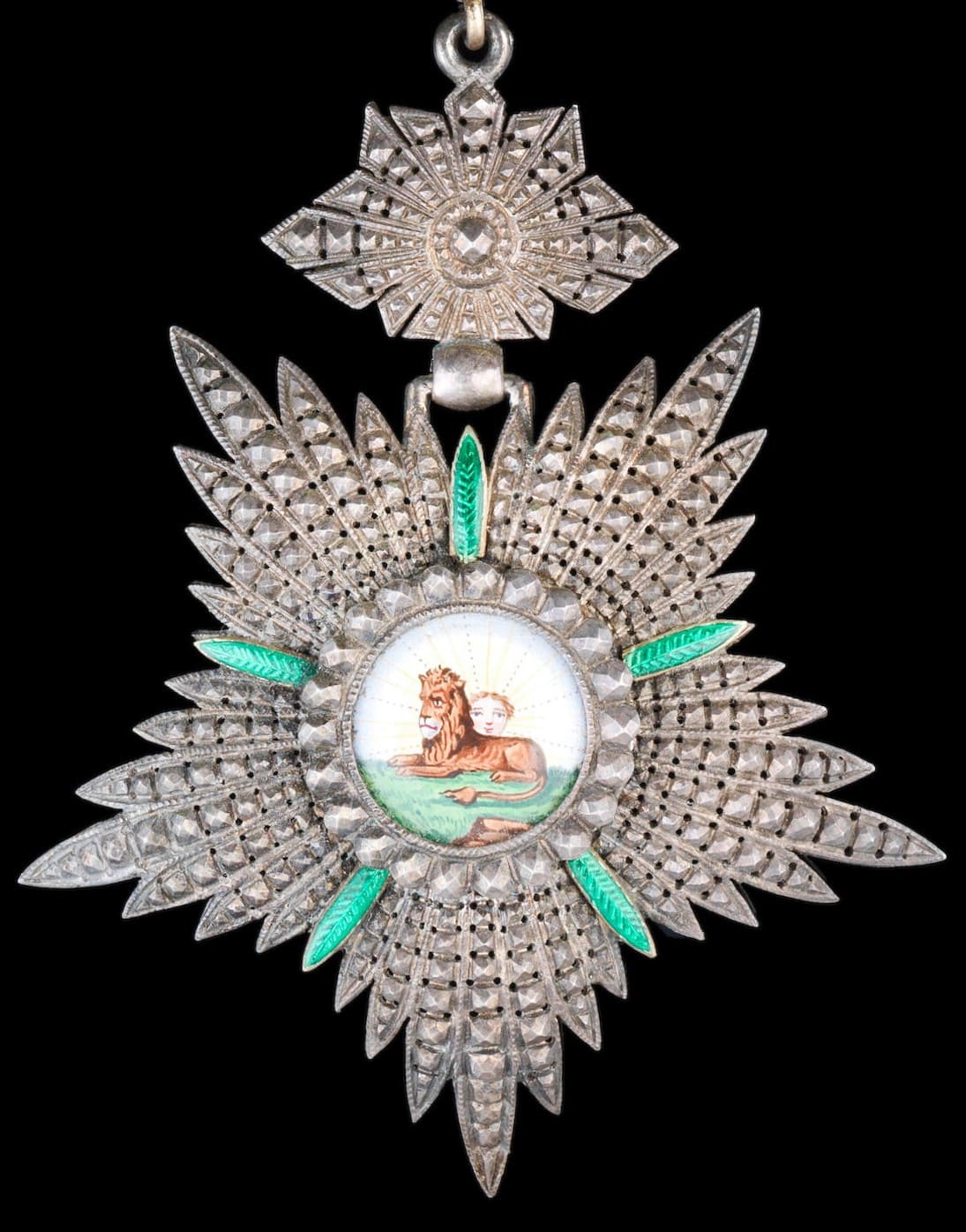 Order of the Lion and Sun 3rd class made by Halley.jpg