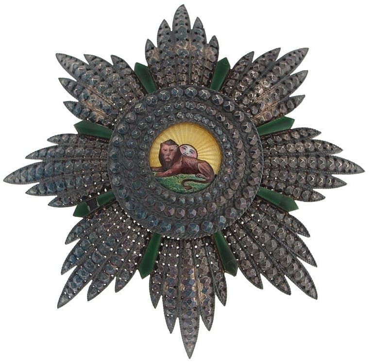 Order of the Lion and Sun breast star made by Arthus Bertrand.jpg