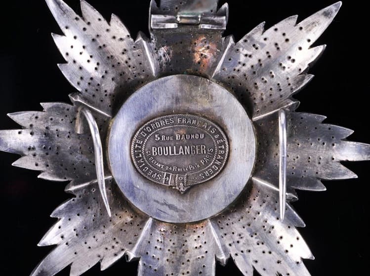 Order of the  Lion and Sun breast star made by Boulanger, Paris.jpg