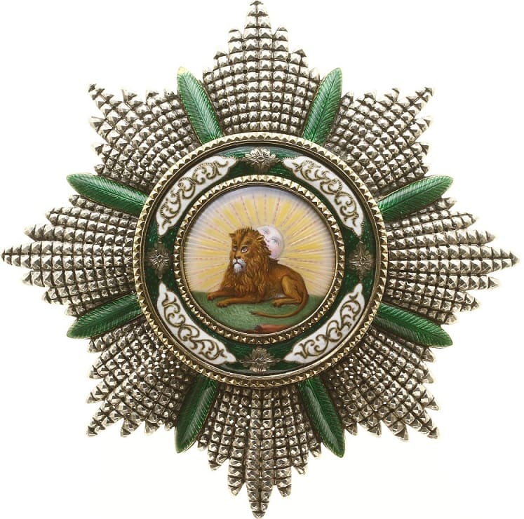 Order of the  Lion and  Sun breast star made by Boullanger.jpg