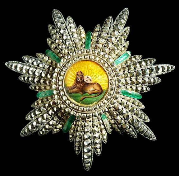 Order of the Lion and Sun breast  star made by Boullanger.jpg