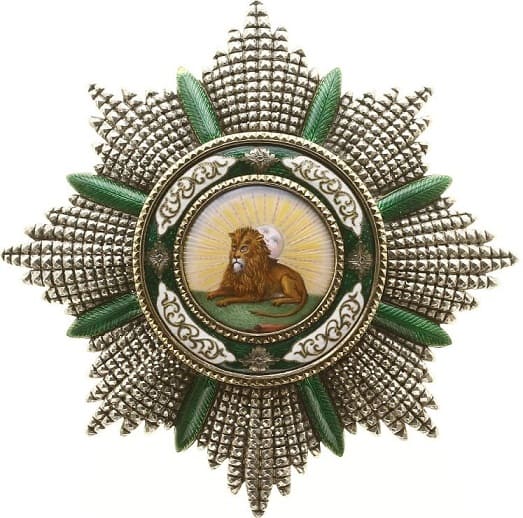Order of the  Lion and  Sun breast star made by Boullanger.jpg