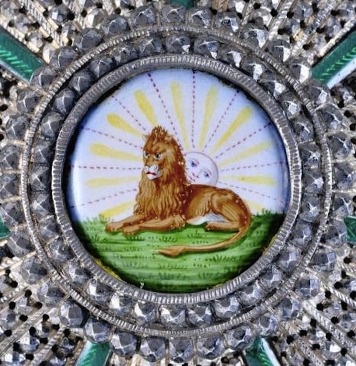 Order of the Lion and Sun breast  star made by Lemaitre.jpg