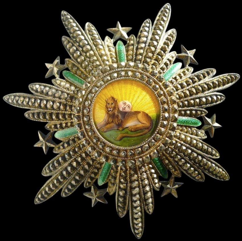 Order of the Lion  and Sun breast star made by Lemaitre.jpg