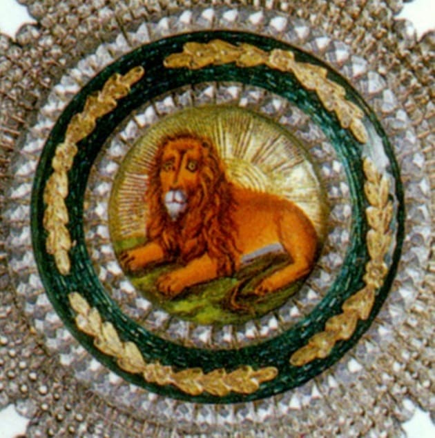 Order of the  Lion and Sun breast star made by Pavel Andreev.jpg
