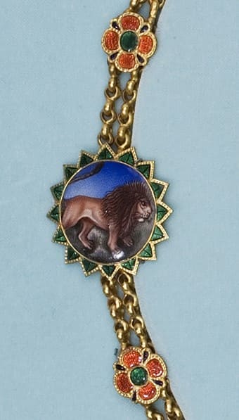 Order of  the  Lion and Sun Collar awarded in 1828.jpg