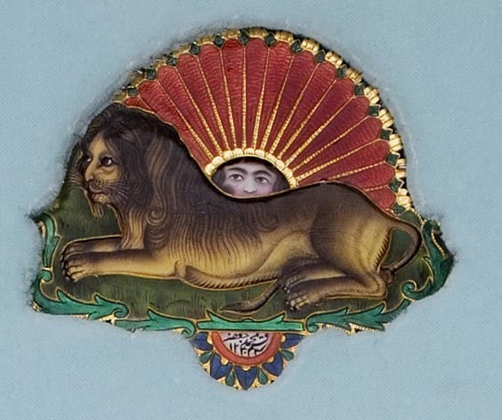 Order of the Lion  and Sun Collar awarded in 1828.jpg