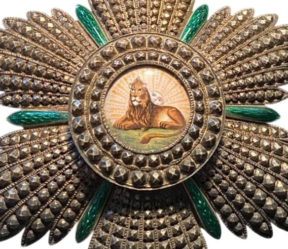 Order of the Lion and Sun made by CH. Billard  A.D. Marie Succ., Paris.jpg