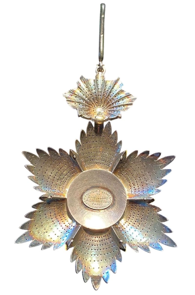 Order of  the Lion and Sun made by CH. Billard A.D. Marie Succ., Paris.jpg
