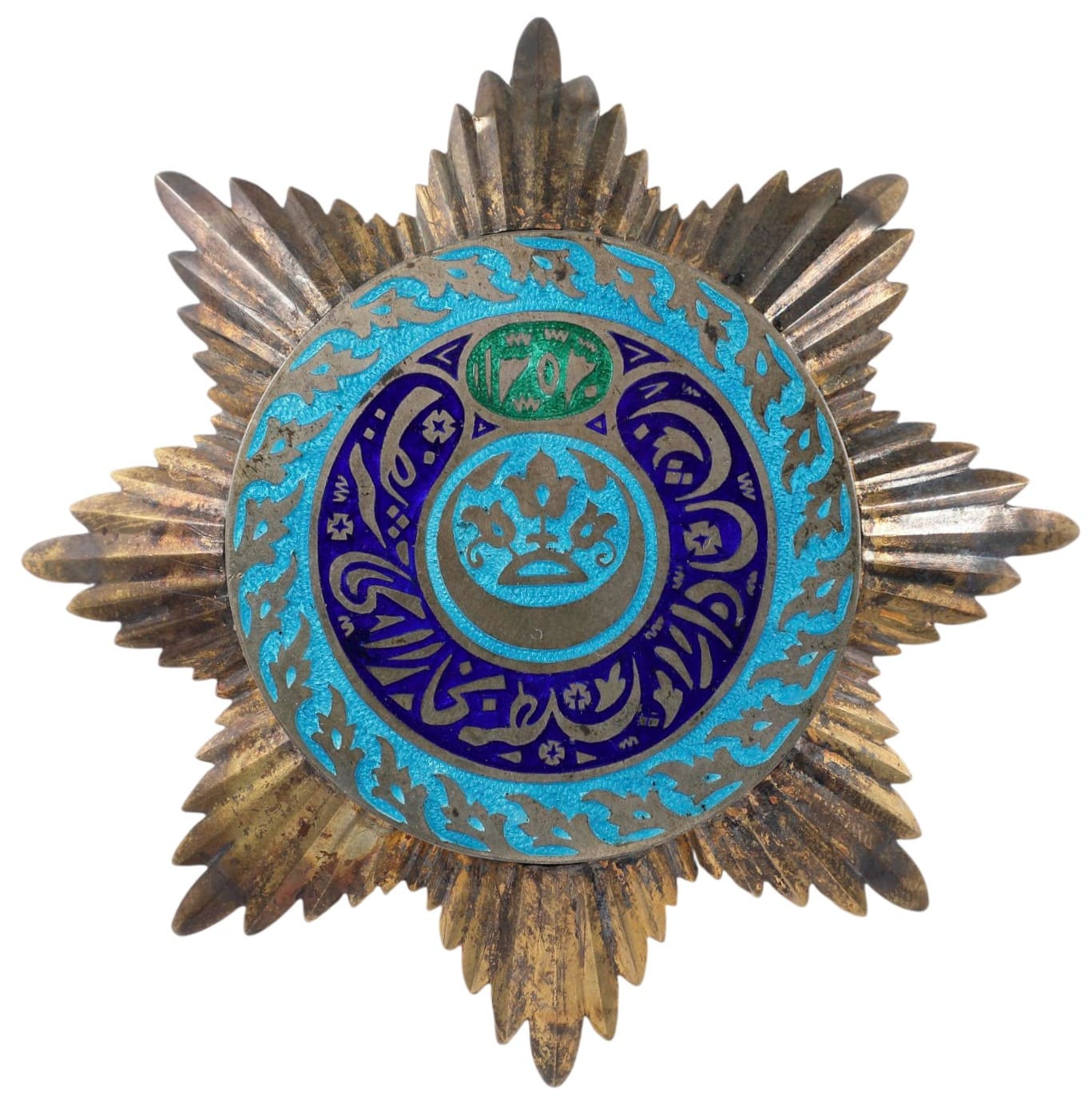 Order of the Noble Bukhara made by St. Petersburg workshop E.L.jpg